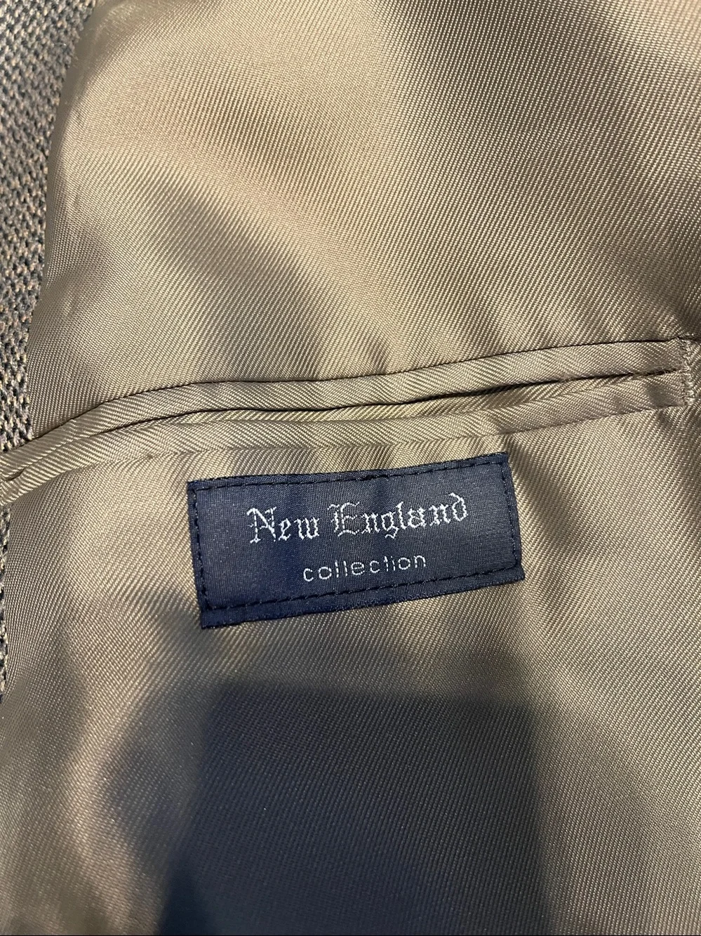 New England 44L 100% lambswool tweed blazer 3253